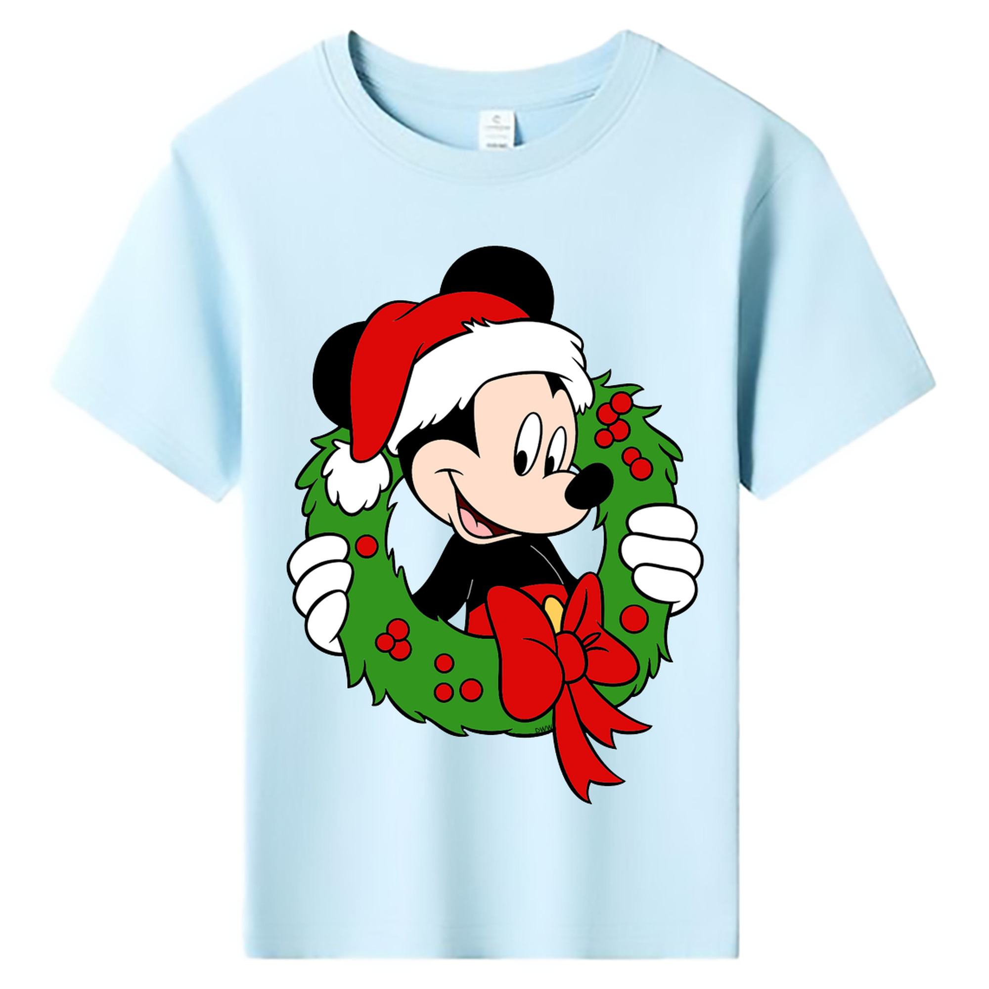 ミッキーマウス Mickey Mouse 綿100％キッズTシャツ（フロントプリント）